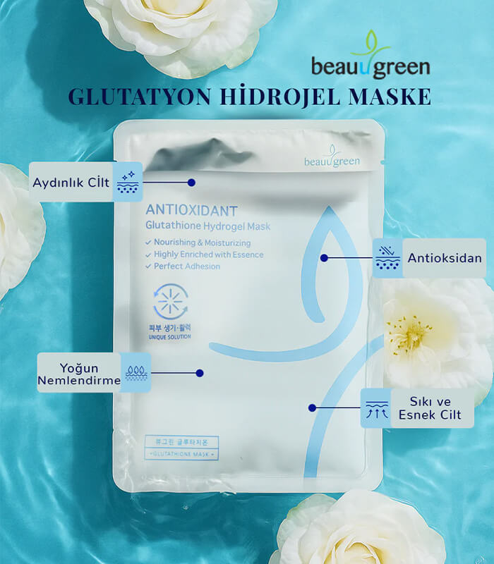 beauugreen-2 Beauugreen Antioksidan Glutatyon Hidrojel Maske - 5 Adet - Görsel 3