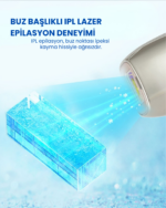 myvane IPL Buz Başlıklı Lazer Epilasyon Cihazı - 999.999 Atım, 9 Kademe, 3 Başlık - Görsel 5